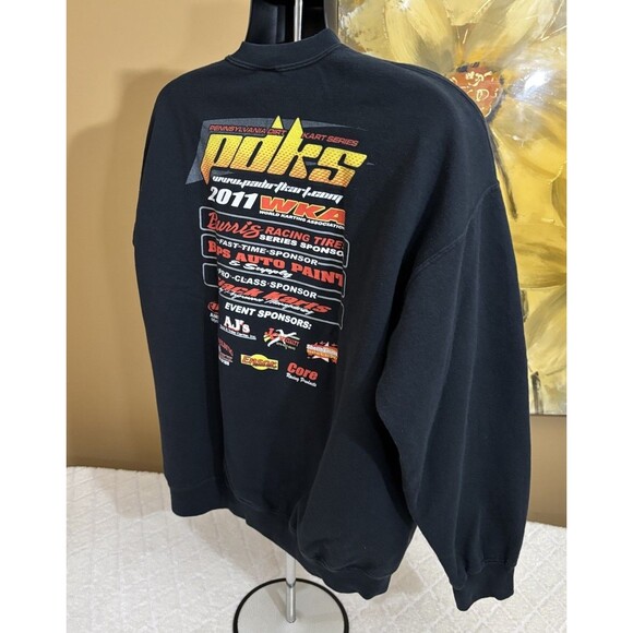 Gildan 2011 Pennsylvania Dirt Kart Series 2 Sided Sweatshirt Men’s Size XL - Picture 11 of 15